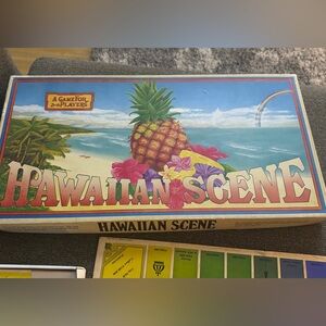 Vintage Hawaiian Scene Board Game